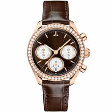 Speedmaster 38 mm, Sedna™ gold med krokodilleskinnreim