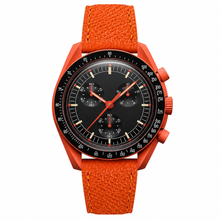 Orologio con cinturino arancione