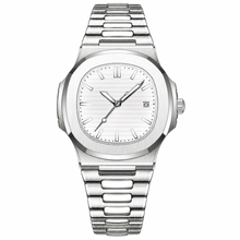 Elegante Uhr Schwarzstahl