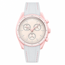 Reloj de vestir de caucho negro