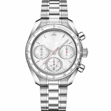 Speedmaster 38 mm, สแตนเลสพร้อมสายสแตนเลส