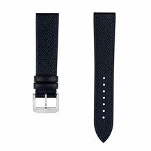 Bracelet de montre en cuir noir