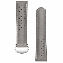Cinturino per orologio in pelle grigia 39mm