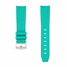 Fascia per orologio in gomma Curved Ciano 20 mm