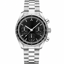 Speedmaster 38 mm, staal met stalen band
