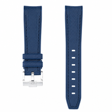 Cinturino orologio in gomma blu 20mm