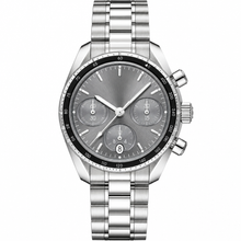 Speedmaster 38 mm, Stahl mit Stahlarmband