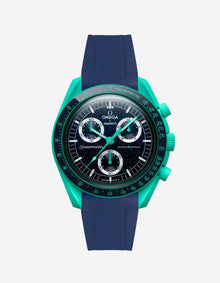 MoonSwatch Mission On Earth - Polar Lights Watch (สายยาง)